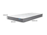 Dreamz Spring Mattress Pocket Bed Top Single MS1012-S