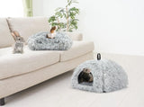 Cat - Rabbit House - Cat House - Plush - Warmth - 40x40x37 CM - Rodent - Cat Bed - Kitten V1188-MS101-01703-1
