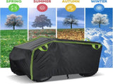 All-Weather ATV Cover Waterproof Breathable Outdoor Protection with Reflective Strips and V1341-ZY-22Q3ARSE-XL
