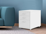 Levede 3 Drawer Office Drawers Cabinet White HO0401-WH