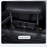 car organizer, car storage, car accessories, high quality organizer, multiple compartments, V1106-805-BLA-29863