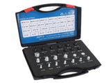 26 PCS Nut Bolt Thread Checker High Accuracy Carbon Steel ABS Nut and Bolt Thread Gauge Set for V1294-YM0706-3114230115611