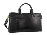 Pierre Cardin Leather 15" Laptop Briefcase Business Bag - Black V563-PC3621-BLACK
