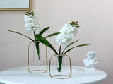 3PCS Purple Artificial Hyacinth Orientalis PE Multifunctional Artificial Hyacinth Orientalis Bouquet V1294-YM0901-201218AH0730