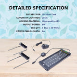 6W Aquarium Blue White LED Light for Tank 30-50cm V274-AQ-LED40-6W