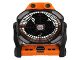 Camping Fan Rechargeable 10400mAh Timing 7 Light Modes Dual Blades Dual Motor 270&deg Adjustable V1294-YM0901-3113240224711