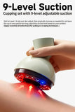 Smart Electric Cupping Massager 3-in-1 knead, scrape & cup. 9-level heat control, one-key pressure V1232-AMY-G6-001