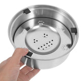 Stainless Steel Slow Feeder Water Bowl for Dogs, Floating Design for Pet Hydration and Controlled V1366-AZ2-W-22378
