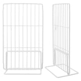 White Reusable Iron Mesh Fridge Divider for Organizing Cage Storage and Kitchen Shelves V1370-AZ4-20835