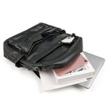Black Fashionable Large-Capacity Women's Backpack - Waterproof, Durable, High-Quality PU Leather V1265-263-BLACK1