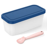 2L PP Plastic Cream Containers Sealed & Odor-Proof, Comes with Scoop, Perfect for Homemade V1369-AZ3-W-12030
