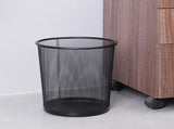 Mesh Round Wastebasket, 4Gal Large Capacity Trash Can, Wastepaper Basket for Bathroom, Kitchen, V1366-AZ2-W-23658