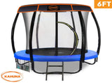 Kahuna Trampoline 6 ft with Roof - Blue TRA-KAH-06-BU-RF