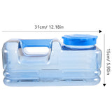 Portable Blue Water Jug - Sturdy, Safe, and Suitable for Home and Office V1369-AZ3-W-15728