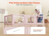 Dog Whelping Box, 1.54x1x0.6 m Plastic Dog Whelping Pen for Medium Sized Dogs, Waterproof V952-GYZXZJZJSLDCQPAG3001V0