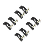 Accuracy Plate Clamp Black Plastic Iron for Engraving Machine Versatile Accessory 8Pcs V1369-AZ3-W-17364