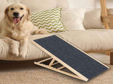 Foldable Dog Pet Ramp Adjustable Height Dogs Stairs for Bed Sofa Car 100cm V63-840351