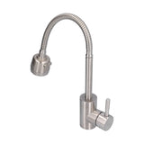 Stainless Steel Universal Water Faucet Bathroom Basin Sink Hot and Cold Water Tap with 2 Gear for V1294-YM0714-3112210092111