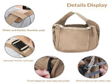 Dog & Cat Carrier Sling, Soft Puppy Carrier, Hands-Free Dog Carrier Bag with Safety Buckles Premium V1192-AZ-W-7914