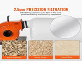 Dust Collector, 1HP 460 CFM Air Flow, Rolling Dust Collector with 80L Large Dust Collection Bag, 2.5 V952-JCQ1HPLSDTBD6SWIQV3