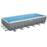 Bestway Swimming Pool 732x366x132cm Steel Frame Above Ground Pools Ladder 30045L BW-POOL-732CM-56477