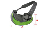 Green Portable Pet Sling Backpack for Small Dogs and Cats Size S with Breathable Mesh Design V888-ELOSUNG43834