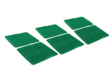 6 Pcs Chicken Nesting Box Pads PE Chicken Nesting Pads for Coop Chicken Egg Laying Accessory Green V1294-YM0706-3111230177312