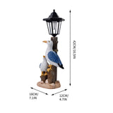 Darzheoy Pelican Garden Statue with Solar Lantern Pelican Solar Light for Outside Decor Sculptures & V1189-WXFWAL-20260326-02374