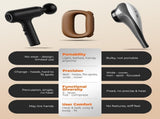 Portable Heated Fascia Ring Massager with 5-Speed Vibration & USB-C Charging Deep Tissue Muscle V1107-CS-ZDAMQ3