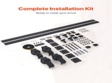 Bi-Folding Sliding Barn Door Hardware Track Kit, 76" Top Mount Track Kit, Slide Smoothly & Quietly, V952-ZDSMDGDGSM2DR3L63001V0