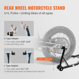 VEVOR Motorcycle Front & Rear Stand Lift 850 lbs Spoolift Paddock Swingarm Arm V952-YBSJZJTZXCXCS7LU8V0
