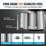 Water Distiller, 4L 1.05 Gallon Pure Water Purifier Filter For Home Countertop, 750W Distilled Water V952-BXGZLSJYS4LD2TK5LV3
