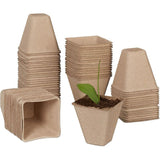 120 Pieces Biodegradable Seedling Pots, Biodegradable Pots, Biodegradable Seedling Pots for V1237-ZY-528-182