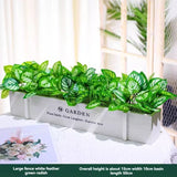 faux potted plant, sunflower, wooden box, home decor, Australia, living room tabletop V1106-112-23547-MLT-14