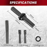 10 Pcs Splitter Wedge Marble, Granite Splitter Concrete Wedges Plug Wedge and Plumes V1237-MS-626-154