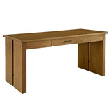 Writing Desk in Acacia Hue with Rubberwood Construction and Dovetail Drawers LSB-68941