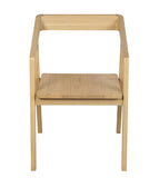 Kyoto Solid Oak Arm Chair - Set of 2 V199-CH054IFOSF2N