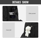 Waterproof for girls - Girl's Backpack With Pin and Accessories - boys' - women's V1188-MS101-02605-1