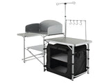 Camping Kitchen Table, Folding Outdoor Cooking Table with Storage Carrying Bag, Aluminum Cook V952-DFBKYDCFHSBDGFR79V0