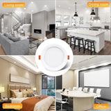 8 pcs LED Spotlight Waterproof IP44 Neutral White Light 4000K, for Bathrooms and Living Rooms V1188-MS-325-1934