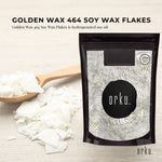 2Kg Golden 464 Soy Wax Flakes - 100% Pure Natural DIY Candle Melts Chips V238-SUPDZ-29216277397584