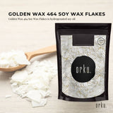 50g Golden 464 Soy Wax Flakes - 100% Pure Natural DIY Candle Melts Chips V238-SUPDZ-29036681199696