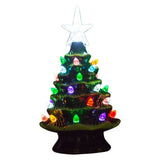 18.8cm Lighted Ceramic Christmas Tree Christmas Tabletop Decorations Christmas Lights V1294-YM0717-10352340