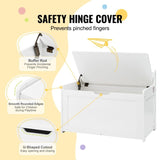 VEVOR Kids Toy Storage Bench Wooden Toy Box Chest 32.68 x 17.91 x 24.02" White V952-XTETCWDYHLBC1UNIRV0