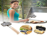 Double-Sided Sandwich Maker Pan Removable Nonstick Breakfast Griddle Portable Sandwich Press for V1366-AZ2-W-11757