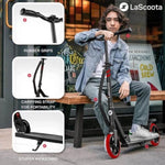 Lascoota Pulse Kick Push Commuter Scooter Teen Adult Black V185-714539RED