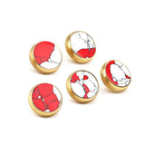 5Pcs Trumpet Button Buttons Musical Instrument Tool Buttons Instrument Accessory Trumpet V1369-AZ3-W-14125