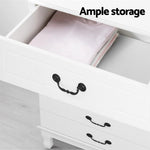 Artiss 6 Chest of Drawers - KUBI White FURNI-P-KUBI-LBOY-WH-AB