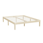 Artiss Bed Frame Double Size Wooden Base Mattress Platform Timber Pine BRUNO WBED-BRUNO-D-WD