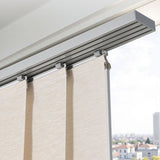 VEVOR Panel Track Blinds Extendable Track 116 to 218 cm W Trimmable Light Brown V952-MBGDBYCW4588MEN8PV0